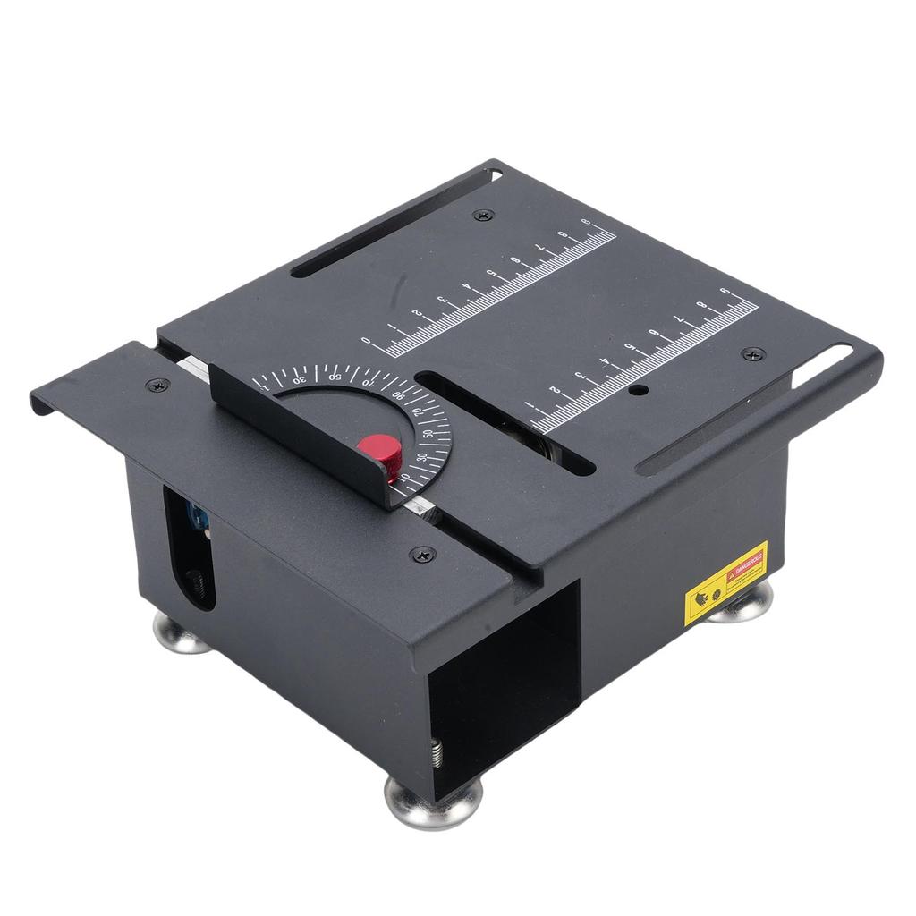 Mini Multi Functional Table Saw Portable Desktop Electric Adjustable Height Angle for Crafts Wood Cutting US Plug