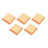 5 Stück Trimmer Luftfilter Paneelfilterpapier Trimmer Luftfilter Ersatz für Stihl FS91 Garten