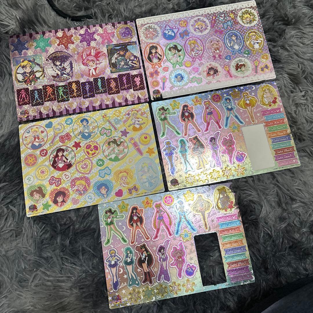 Sailor Moon Jumbo Carddass 5-piece set
