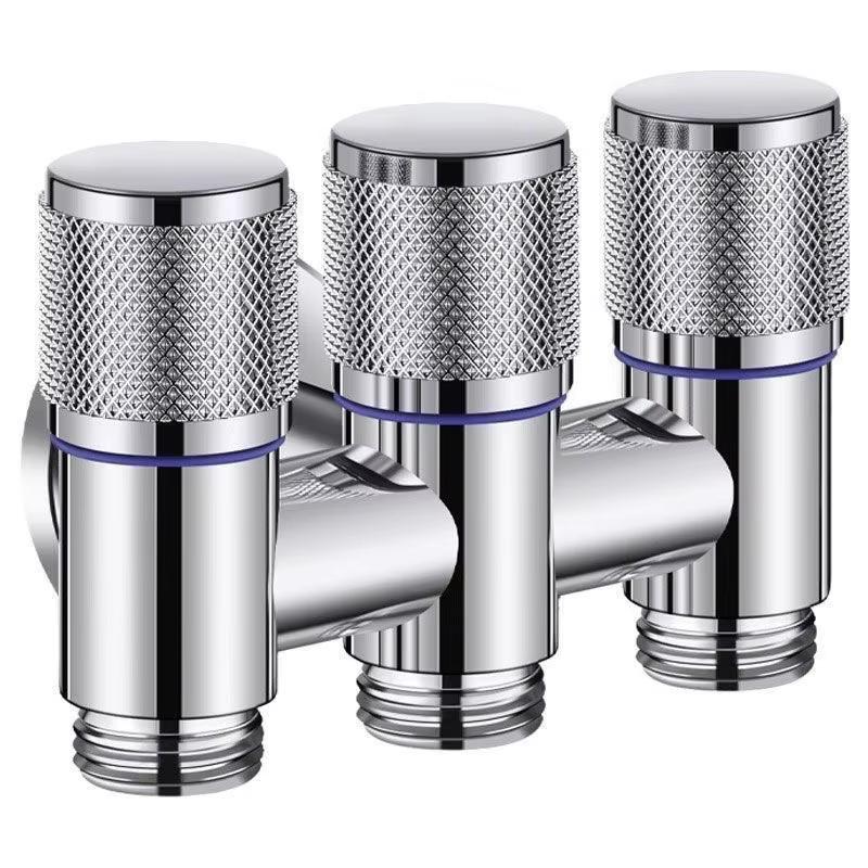 One Into Three Out of The Bathroom Balcony Kitchen Stainless Steel Inlet Valve Fittings Valve Toilet Fittings Bathroom Fittings