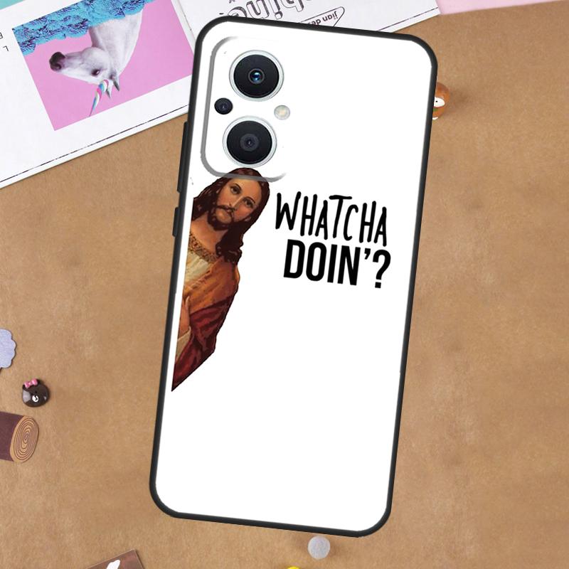 

God Jesus For OPPO Reno 11F 12F 13F 14F 10 11 12 13 14 Pro 7 8 Lite 8T OPPO Find X5 X6 X8 X9 Pro Case OPPO Find X8