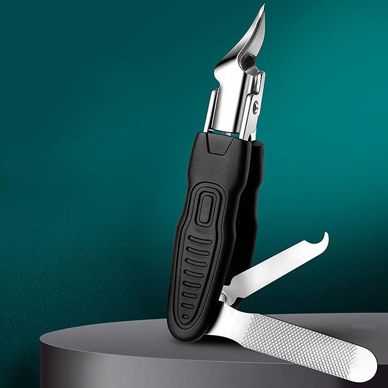 3-In-1 Anti-Splash Nail Clippers Multi-Style Ingrown Toenail Cuticle Cutter Diagonal Pliers Household Nail Trimmer Manicure Tool