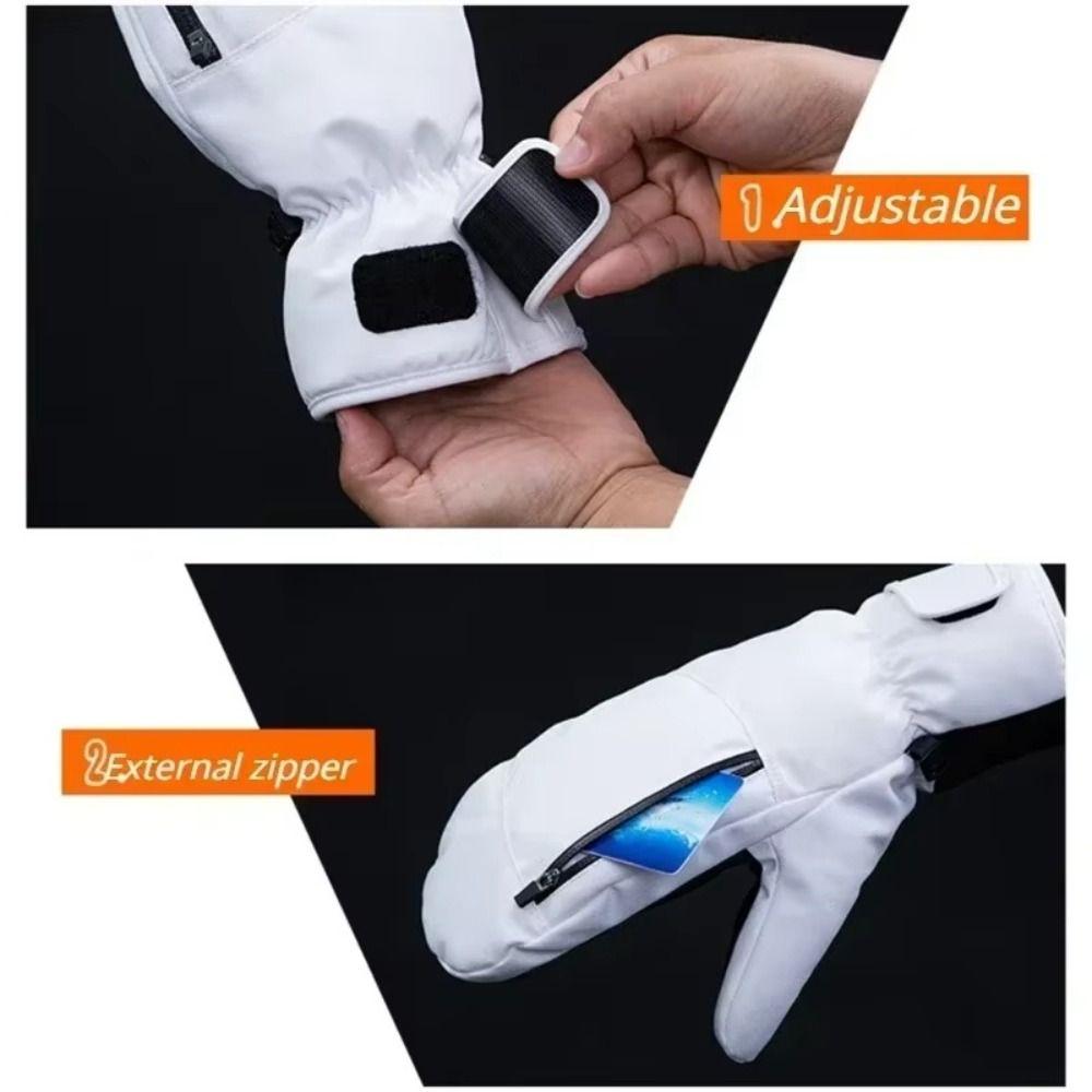 Skiing Gloves Waterproof Snow Gloves Cycling Hiking Ski Mittens  Snowmobile