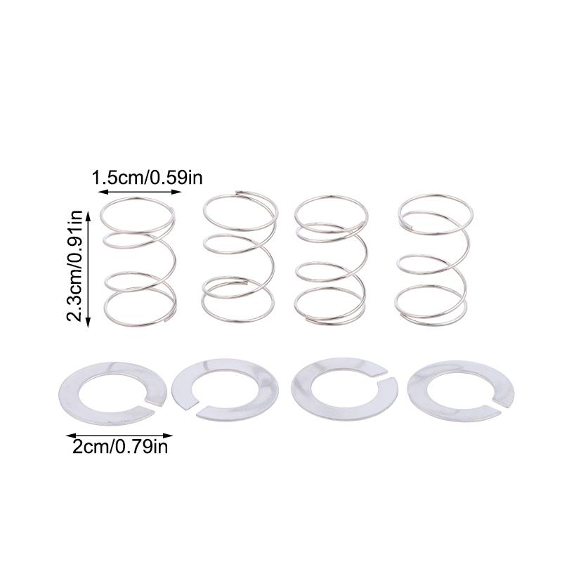 4 Sätze Edelstahl Feder und Unterlegscheiben Kit für Standmixer Schnelle Installation Ersatzzubehör und Upgrade-Teile