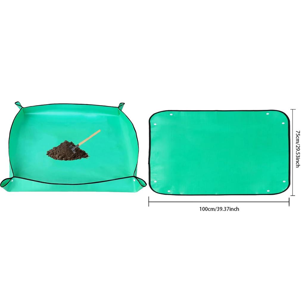 1pcs Planting Mat 50cm-100cm Gardening Potting Pad Foldable Garden Plant Flower Pot Transplanting Waterproof Mats