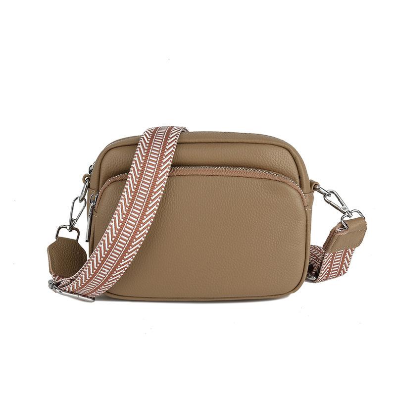 Leather Women's Bags, Women's New Fashion First-layer Cowhide Shoulder Messenger Bag