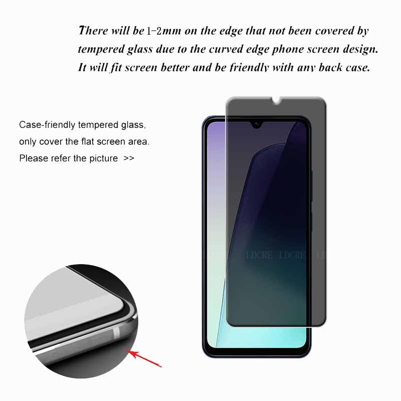 [3+3] 6PCS HD Clear Anti-Peeping Tempered Glass Anti-SPY Privacy Screen Protector Lens Film for Redmi 14C 4G 13 13C Note 13 Pro 4G Note 14 5G
