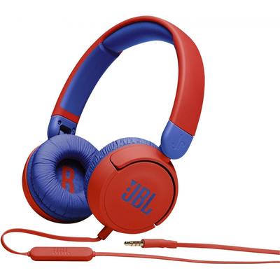 Jbl Jr310 Kids Headphones With Volume Control Customized Stickers Include  Remote Control With Microphone Red Blue 2021 Model JblJr310Red Red Blue