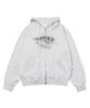 Escapefrom One-Eyed Print Two-Way Zip-Up Hoodie White Melange