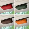 Car Sunglasses Holder Universal Suede Multi-function Glasses Clip Bill Clip Auto Accessories Glasses Case