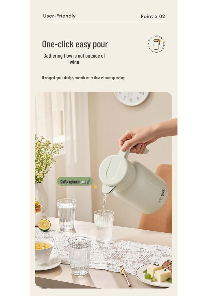 Fuguang 304 Stainless Steel Large Capacity Thermos for Home and Dormitory