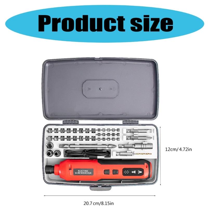 Fast Charging Mini Electric Screwdriver 20Nm 3.6V Rechargeable Cordless Power Tool for Household Repairs and Assembly