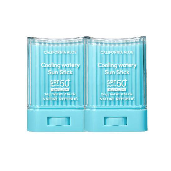 Nature Republic California Aloe Cooling Moisture Sun Stick SPF50+ PA++++ (24g x 2 Packs)