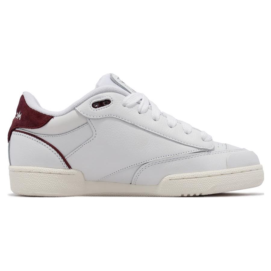 Reebok Club C Bulc White Classic Burgundy Unisex Sneakers Chalk 100032938