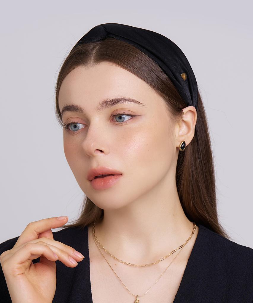 White Sands Velvet Satin Hairband Moira (7 Colors)