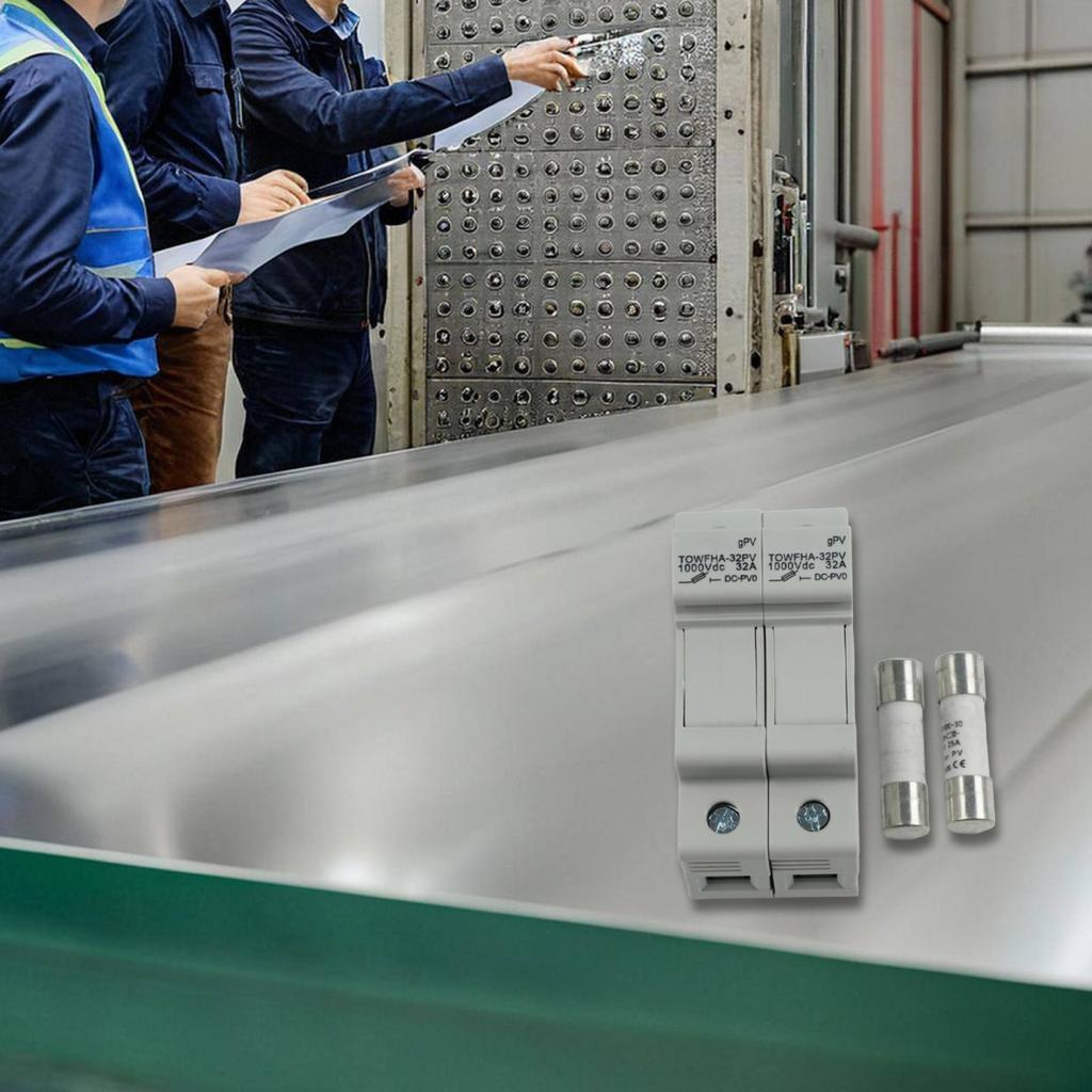 Compact Solar Fuse and Holder Set for Easy Installation In For PV Systems