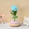Soap flower simulation rose, soap flower with lamp, rose night light, bedroom night light bedside table ornament