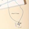 Luxury Geometric Elegant Dragonfly Necklace Women's Wedding Engagement Party Jewelry Accessories