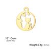 5pcs/Lot Stainless Steel Cute Animal Charms For Jewelry Making Cat Squirrel Bee Owl Elephant Koala Pendant DIY Accessories