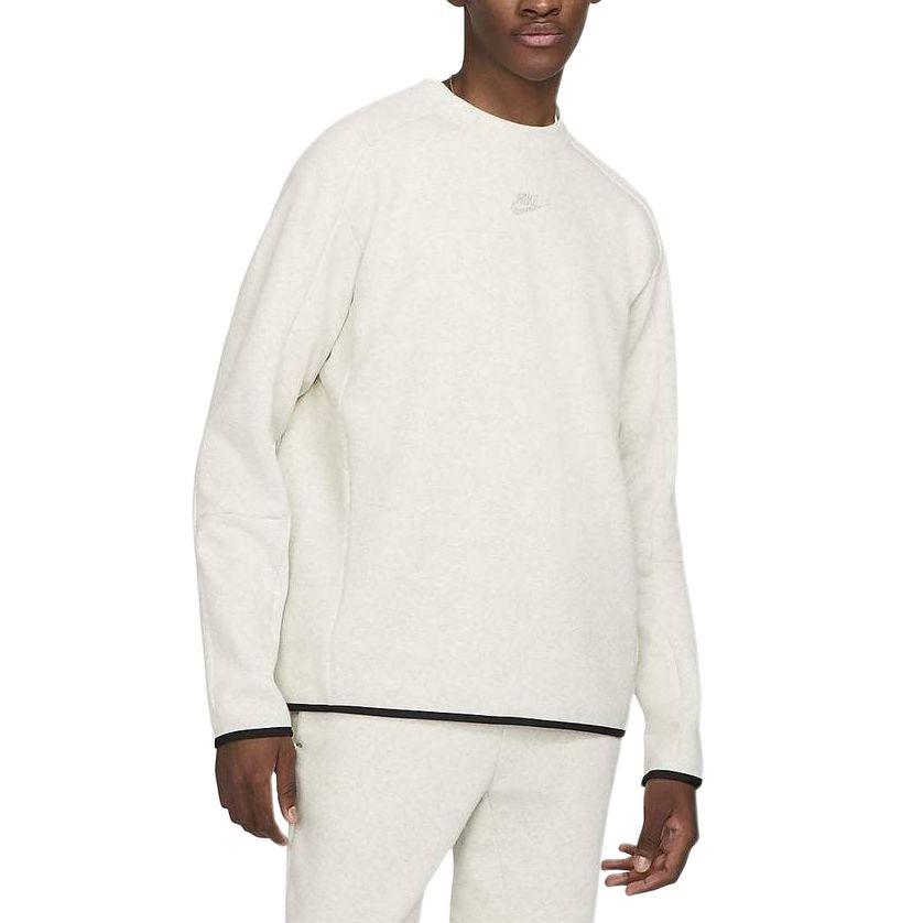 Nike Sportswear Tech Fleece Crew Neck Sweatshirt Dark Grey Heather DA0399-100 L