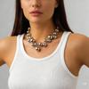 1 Piece Irregular Size Metal Ball Necklace, Niche Unique Style, Suitable for Daily Wear / Street Style / Party Accessories