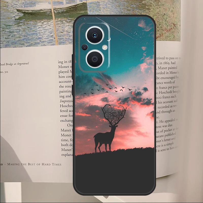 Deer Cover For OPPO Reno 14 13 11 10 Pro 12F 11F 13F 14F 7 8 Lite OPPO Find X6 X5 X8 X9 Pro Case