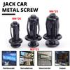 Auto License Plate Fastener Expansion Screw Nut Black Carbon Steel Frame Mounting Hardware Heavy Duty Anti Rattle Weatherproof