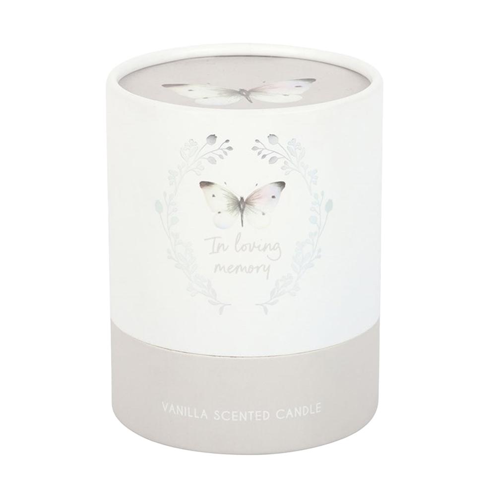 Something Different In Loving Memory Vanilla Butterfly Scented Candle