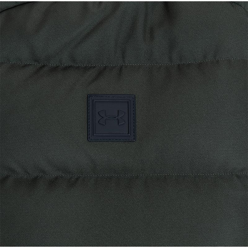 Under Armour Solid Color Stand Collar Down Jacket Men Outerwear Green 1342702-310