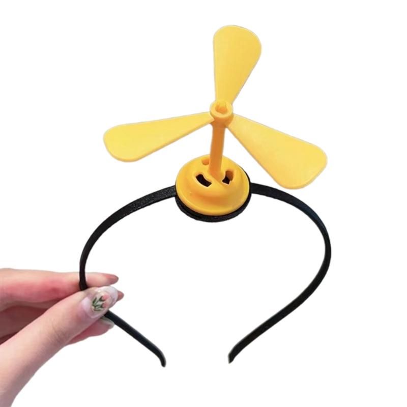 

Adult Teens Colorful Stereo Propeller Shape Headband Woman Spa Hair Hoop Makeup Taking Photos Carnivals Party Headpiece жёлтый