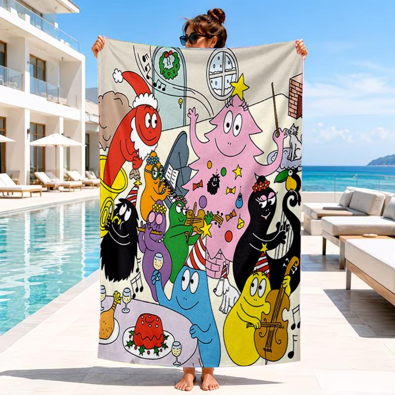 Happy Birthday Bar-bapa Beach Towel, Microfiber Beach Towel, Perfect For Pool, Beach, Travel, Home Decor Beach Party Fan gifts