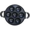 7-Hole Cast Iron Omelette Pan Non-Stick Cooking Pot Breakfast Egg Cooking Pie Cake Mold Kitchen Cookware Omelette Pans Nonstick Flip