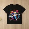 Vibrant Graffiti Style Roblox Kids T Shirt Boys Girls Game Character Print Cotton Casual Tee for Children