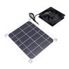 Solar Powered Exhaust Fan Kit 7W Solar Panel Fan Ventilator for Pet House Chicken Coop Greenhouse Shed