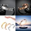 Spring 2024 Fashion Trendy Circle Rhombus Mobius Alloy Hair Bracelet For Women