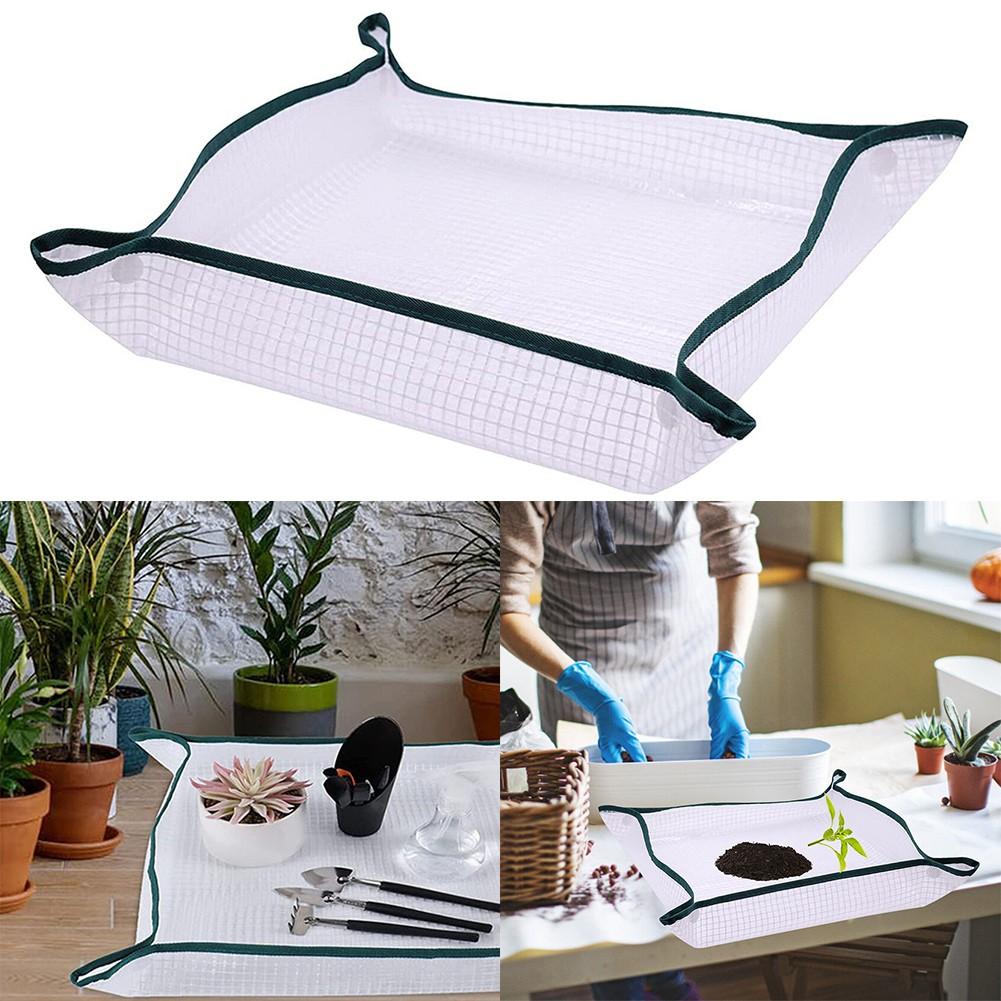 Grid Cloth Gardening Mat Plant Transplanting Tarps Plants
