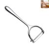 Vegetable Peeler with Plastic Handle and Stainless Steel Blade for Potato Apple Carrot