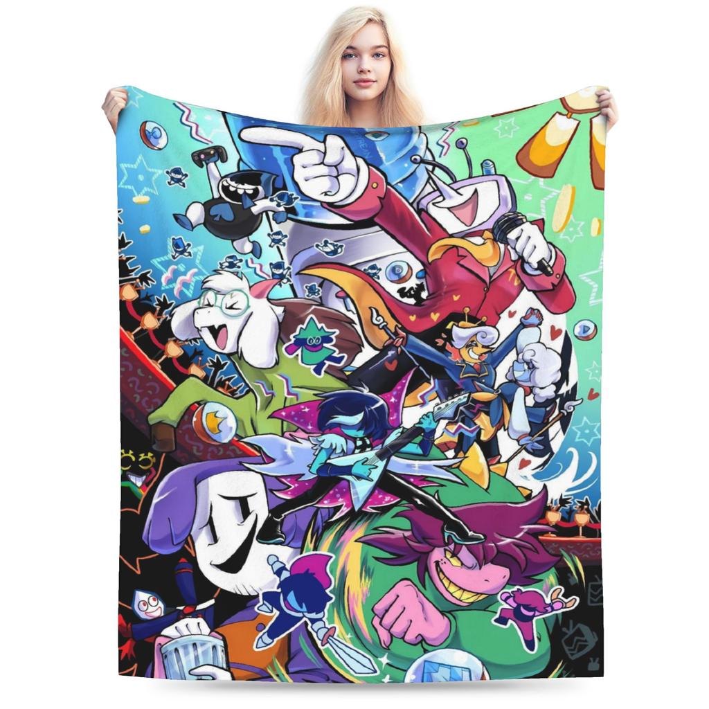 Deltarune Game Blanket Quality Super Warm Throw Blanket Winter Boy Girl Couch Bed Fashion Bedspread