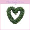 Odorata Simulation Aglatia Heart Shaped Flower Wreath Door Decoration Christmas