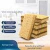 Küchenschwamm Geschirrspülen Stark Wasserabsorbierend Leicht und Praktisch Holzzellstoff Baumwolle Reinigungsutensilien