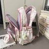 Printed Student Schoolbag Men's Large Capacity Travel Backpack Women's Campus Backpack with Coin Purse