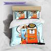 Cartoon Pattern Bedding Quilt Set Quilt Cover Pillowcase Home Decoration Birthday Gift (1 * duvet cover + 2 * pillowcase, without core)