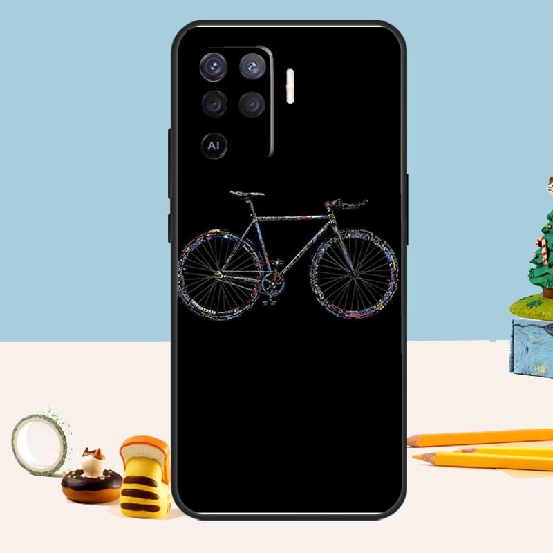 Mountain Bike Cycling art For OPPO A58 A78 A98 A17 A57 A77 A16 A76 A96 A74 A94 A5 A9 A15 A52 A72 A93 A53 A54S Case