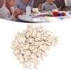 200pcs DIY Craft Unfinished Wooden Animal Chips Smooth Edges Cat Dog Wooden Animal Ornaments Mixed Pet Themed