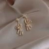 Versatile Bow Girl Earrings with Elegant Geometric Shapes, Personalized and Trendy Earrings for Women