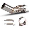 Kawasaki ZX10R 2021-2025 Auspuff Mittelrohr Adapter Edelstahl