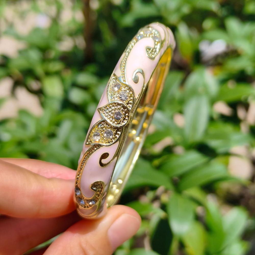 Crown Crown Cloisonne Bracelet Colored Dropper Oil Women's Hand Bracelet Gifts for Women Girl