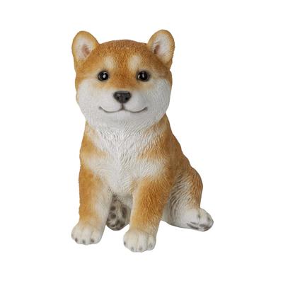 Ubia Shiba Inu (Mittel) 13 x 11,5 x 16,5 cm Puppenfigur Ornament Tier Gartendekoration Hund H16039-3