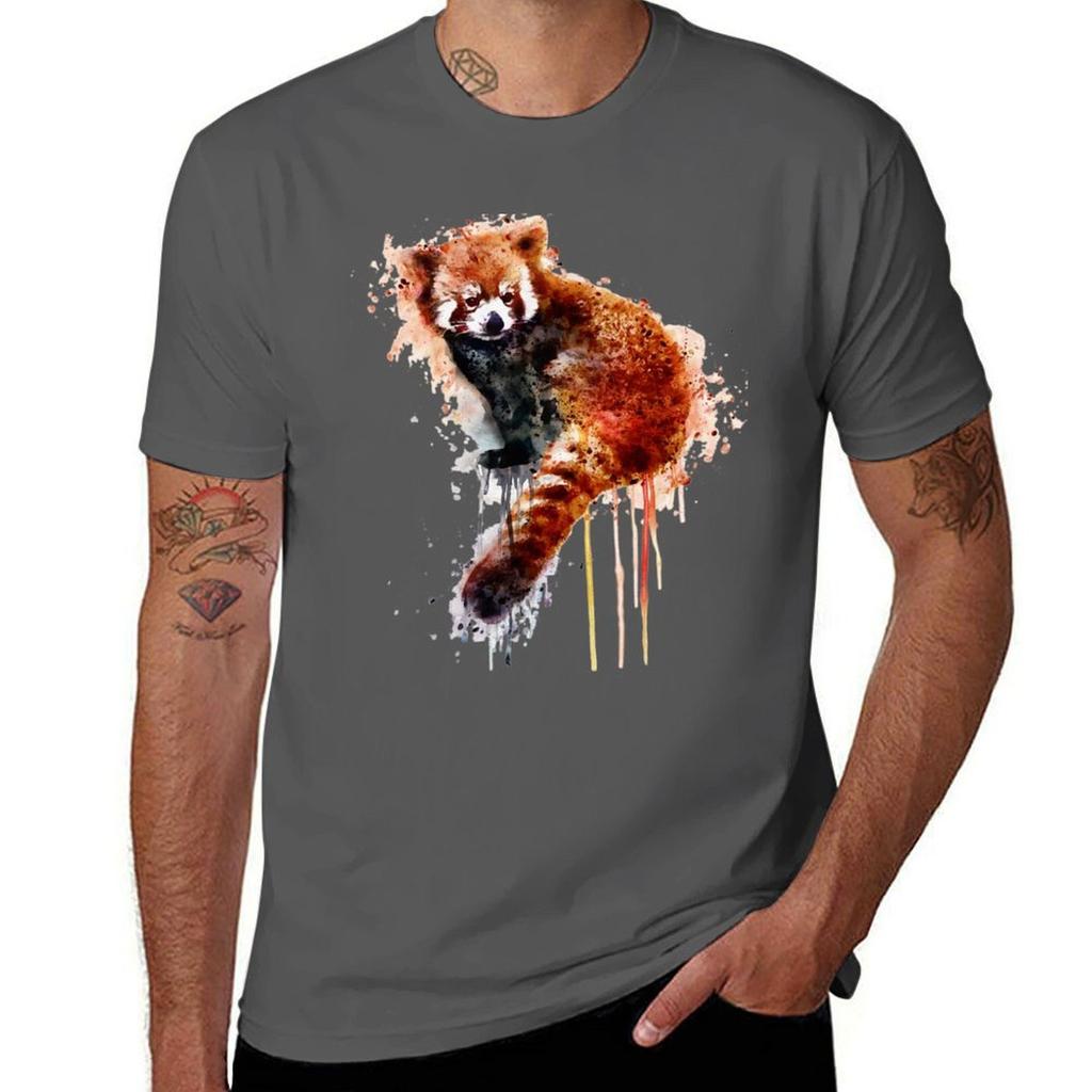 Red Panda Tshirt Holiday All Match Tshirt