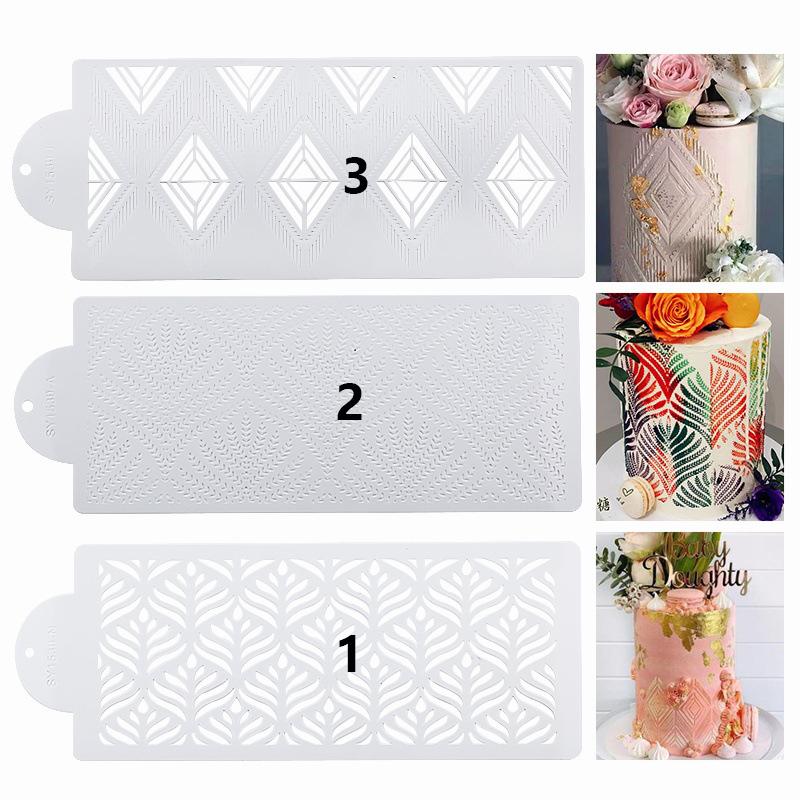 Diy Style Plastique Sucre Tamis Moule Fondant Impression Pochoir Hollow Wedding Cake Stencil Bord Decor Acheter A Prix Bas Livraison Gratuite Avis Reels Avec Des Photos Joom